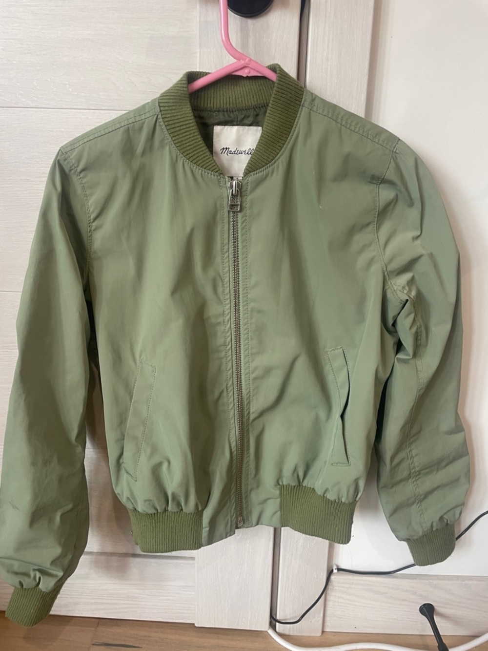 Madewell Olive Bomber Jacket